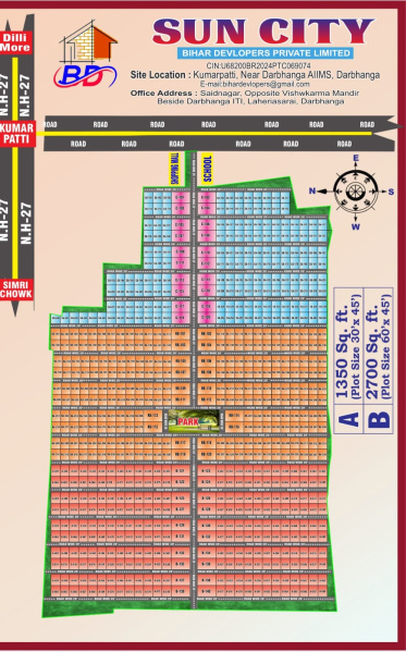  1350 Sq.ft. Residential Plot for Sale in Sobhan, Darbhanga