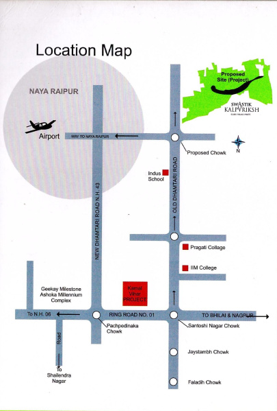  Residential Plot 1800 Sq.ft. for Sale in Old Dhamtari Road, Raipur