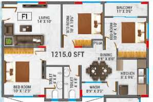 3 BHK Flat for Sale in Nacharam, Hyderabad