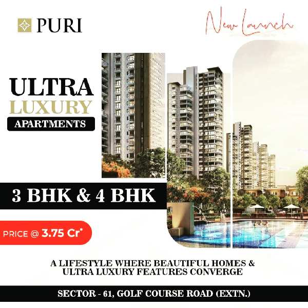 4 BHK Apartment 2750 Sq.ft. for Sale in