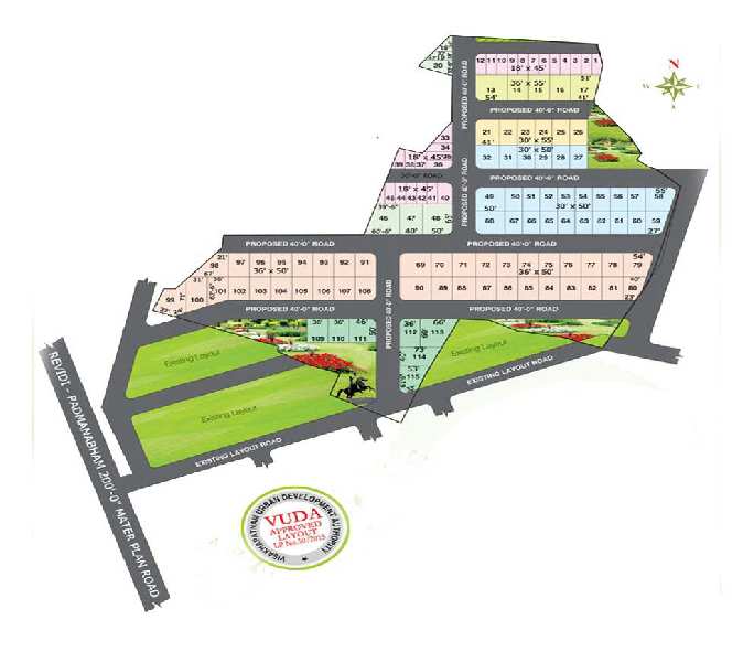  Residential Plot 222 Sq. Yards for Sale in Tagarapuvalasa, Visakhapatnam