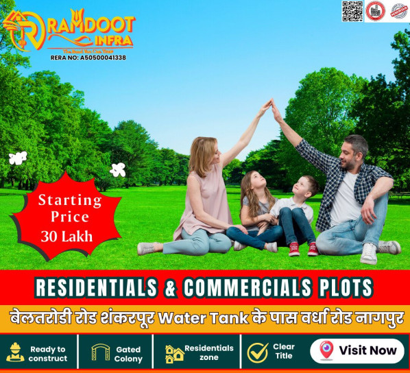  Residential Plot 1000 Sq.ft. for Sale in Mouza Shankarpur, Nagpur