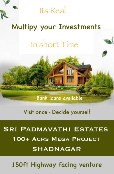  Residential Plot 150 Sq. Yards for Sale in Shadnagar, Hyderabad