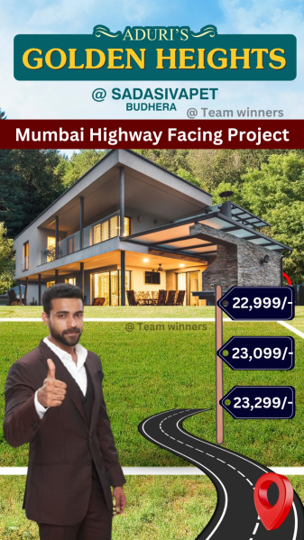  165 Sq. Yards Residential Plot for Sale in Sadasivpet, Sangareddy