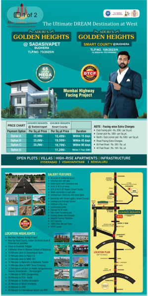  165 Sq. Yards Residential Plot for Sale in Sadasivpet, Sangareddy