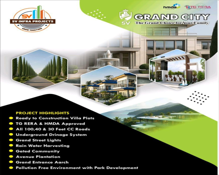  165 Sq. Yards Residential Plot for Sale in Kongarkalan, Hyderabad