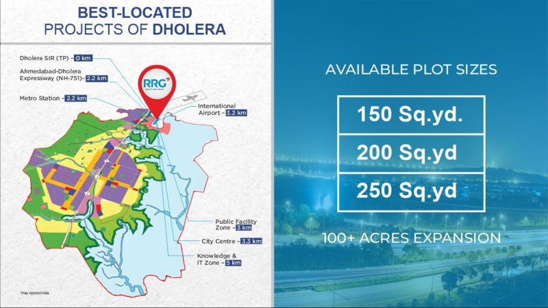  1936 Sq. Yards Hotels for Sale in Dholera, Ahmedabad