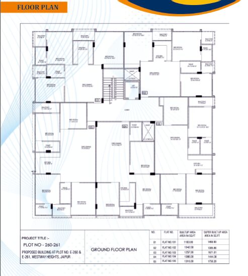 3 BHK Apartment 1385 Sq.ft. for Sale in Ajmer Road, Jaipur