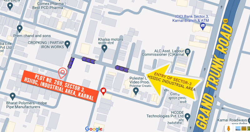  7500 Sq.ft. Factory for Rent in Sector 3, Karnal