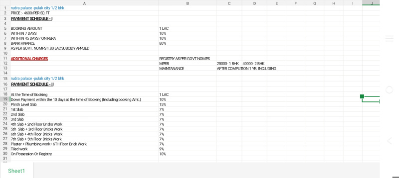 1 BHK 590 Sq.ft. Apartment for Sale in Rau, Indore