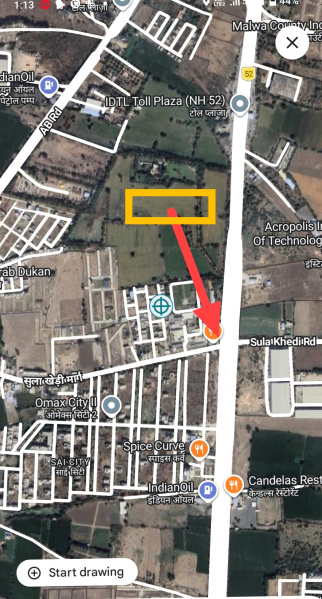  11300 Sq.ft. Commercial Land for Sale in By Pass Road, Indore