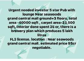  Hotels for Sale in Sector 40, Seawoods, Navi Mumbai