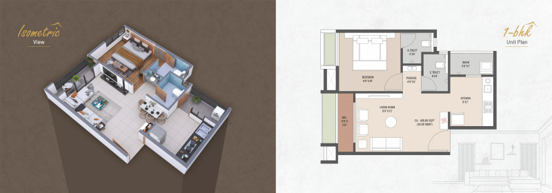 1 BHK Apartment 697 Sq.ft. for Sale in Bhilad, Valsad