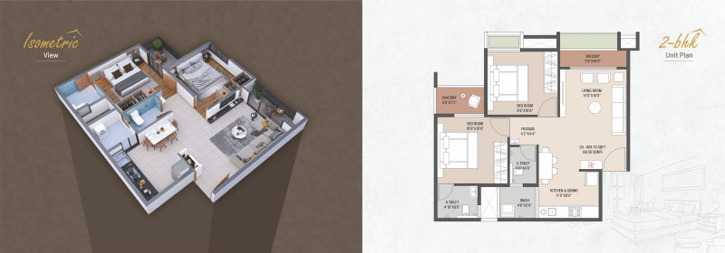 2 BHK Apartment 1034 Sq.ft. for Sale in Bhilad, Valsad