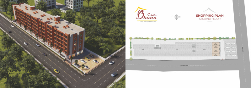  Commercial Shop 637 Sq.ft. for Sale in Sarigam, Valsad