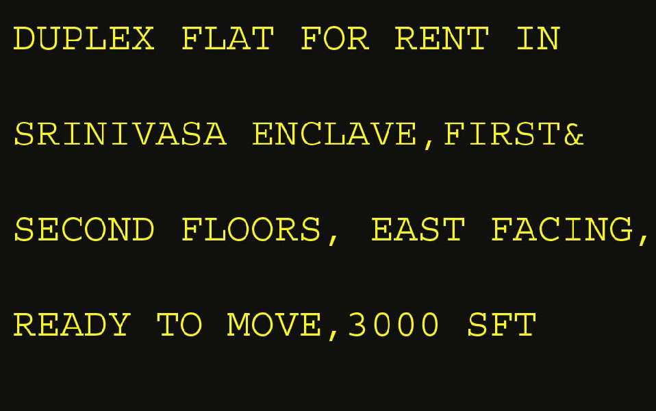 4 BHK Apartment 3000 Sq.ft. for Rent in Moghalrajpuram, Vijayawada