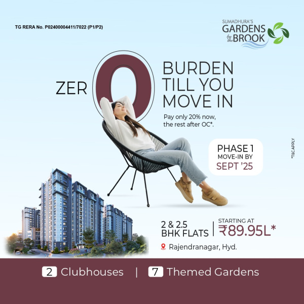 2.5 BHK Apartment 1420 Sq.ft. for Sale in Rajendra Nagar, Hyderabad