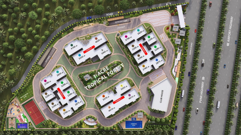 3.5 BHK 2785 Sq.ft. Apartment for Sale in Rajendra Nagar, Hyderabad