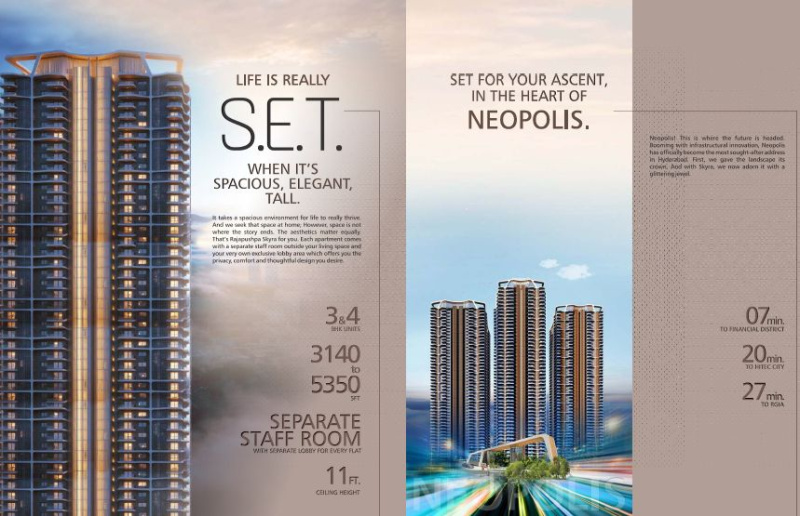 4 BHK 5350 Sq.ft. Apartment for Sale in Kokapet, Hyderabad