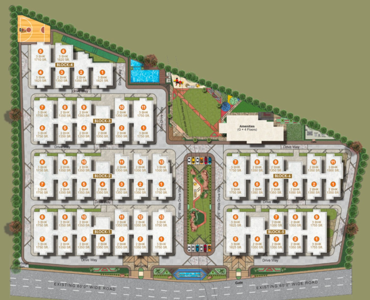 2 BHK 1349 Sq.ft. Apartment for Sale in Osman Nagar, Hyderabad