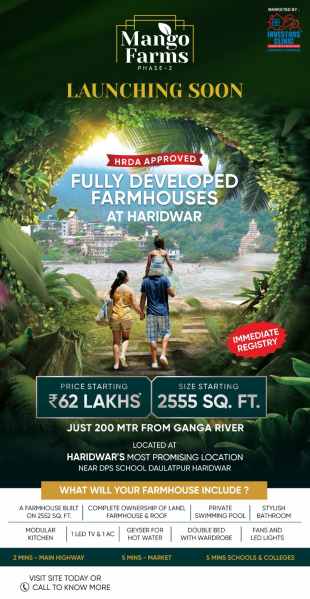 3 BHK Farm House 2525 Sq.ft. for Sale in Bahadrabad, Haridwar