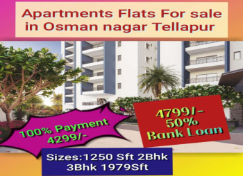 3 BHK Flat for Sale in Osman Nagar, Hyderabad