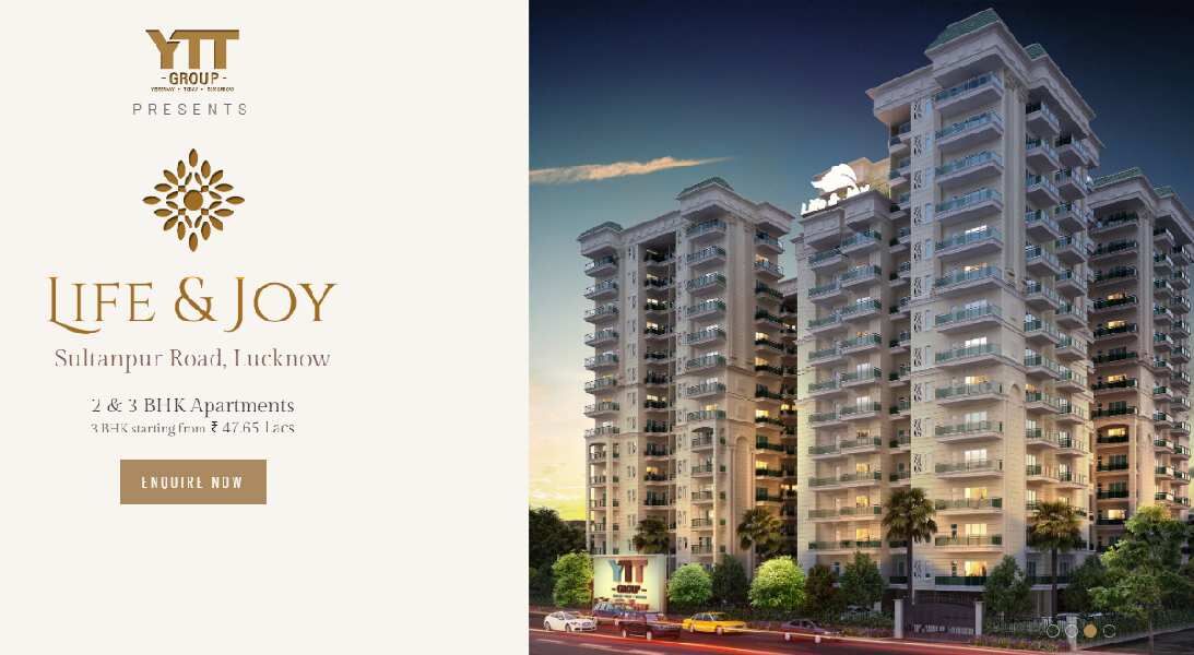 3 BHK Apartment 1309 Sq.ft. for Sale in Sultanpur Road, Lucknow