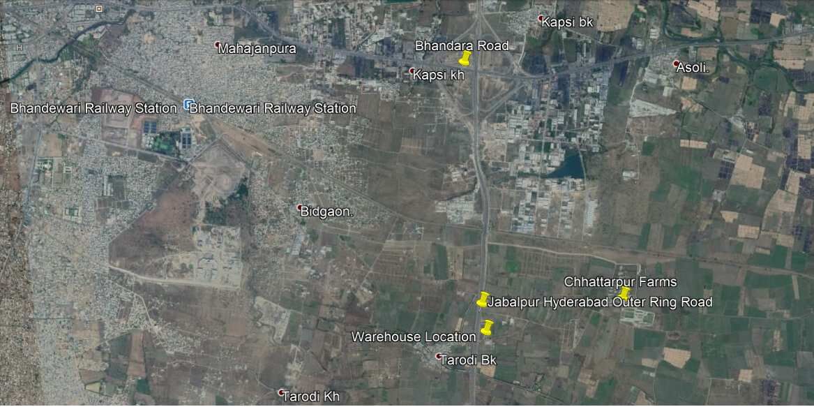  Warehouse 5000 Sq.ft. for Rent in Tarodi, Nagpur