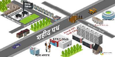3 BHK House for Sale in Shaheed Path, Lucknow