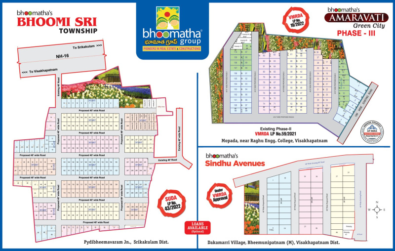  Residential Plot 200 Sq. Yards for Sale in Palasa  Kasibugga, Srikakulam