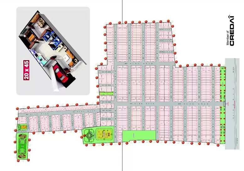 2 BHK House 1080 Sq.ft. for Sale in Olpad, Surat
