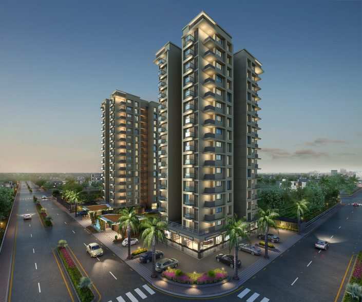 2 BHK Apartment 1251 Sq.ft. for Sale in Gaurav Path, Surat