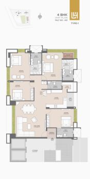 3 BHK Flat for Sale in Adajan, Surat