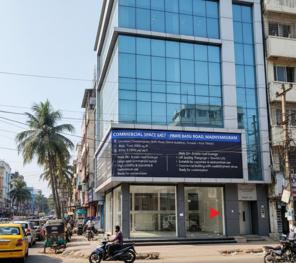  2000 Sq.ft. Showroom for Sale in Madhyamgram, Kolkata