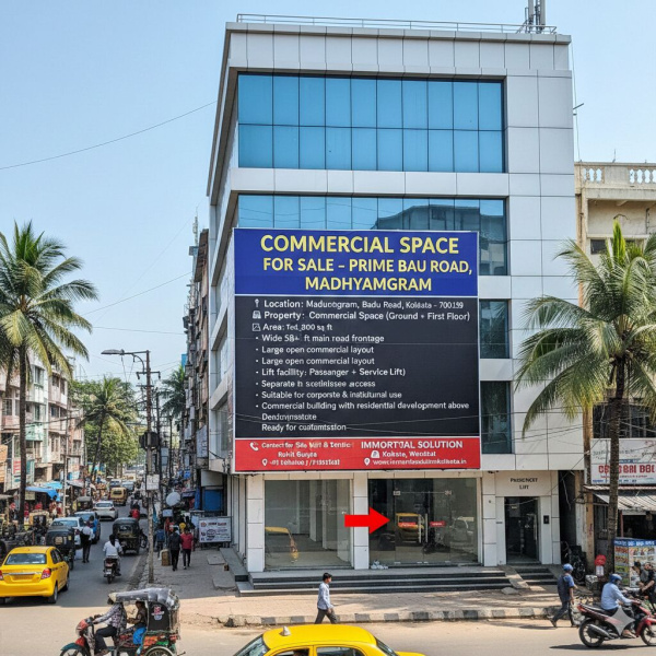  2000 Sq.ft. Office Space for Sale in Madhyamgram, Kolkata