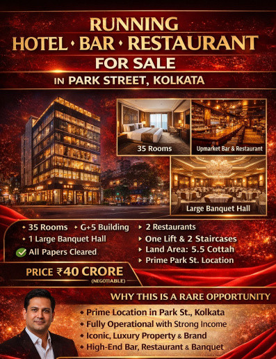  18000 Sq.ft. Hotels for Sale in Park Street, Kolkata