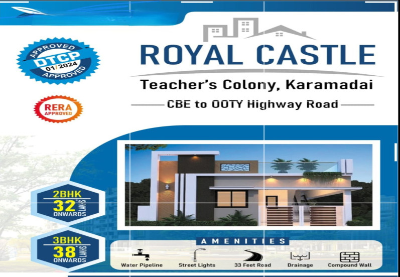  Residential Plot 1800 Sq.ft. for Sale in Karamadai, Coimbatore