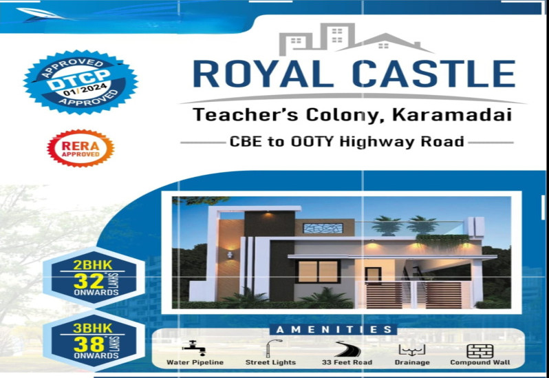  Residential Plot 1800 Sq.ft. for Sale in Karamadai, Coimbatore