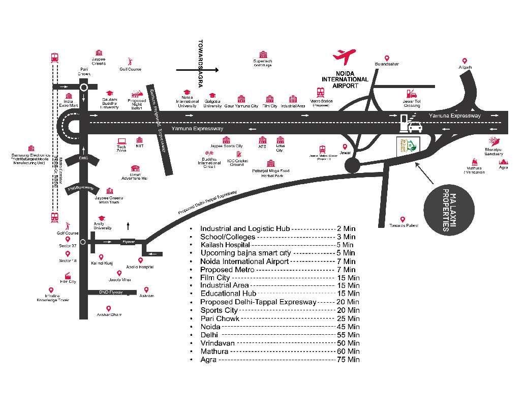 100 Sq. Yards Residential Plot for Sale in Tappal, Aligarh