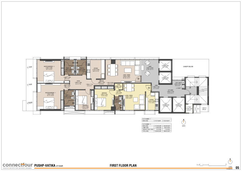 4 BHK Apartment 1260 Sq.ft. for Sale in Khar West, Mumbai