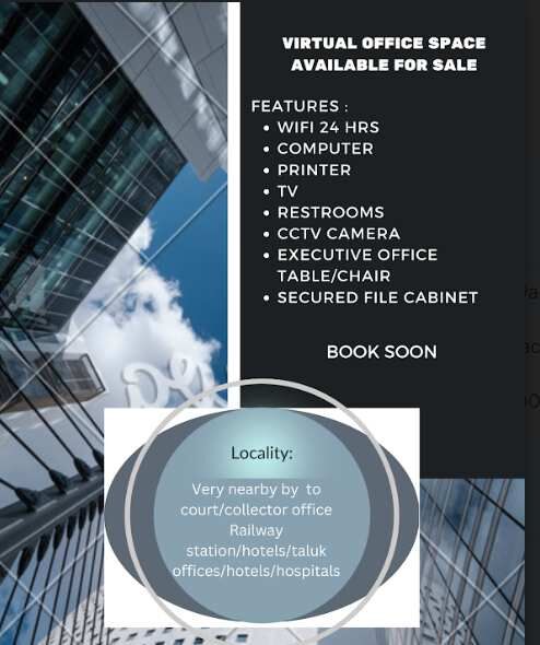  Office Space 550 Sq.ft. for Sale in Gopalapuram, Coimbatore