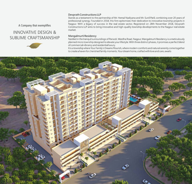 2 BHK 991 Sq.ft. Apartment for Sale in Wardha Road, Nagpur