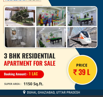 3 BHK Flat for Sale in Duhai, Ghaziabad