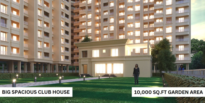 3 BHK Apartment 1301 Sq.ft. for Sale in Besa, Nagpur