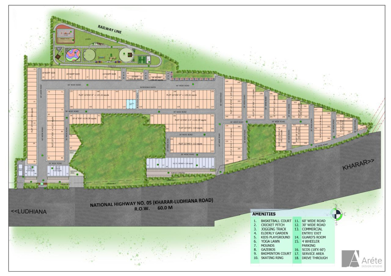  Residential Plot 100 Sq. Yards for Sale in NH05 Chandigarh Ludhiana Highyway Mohali