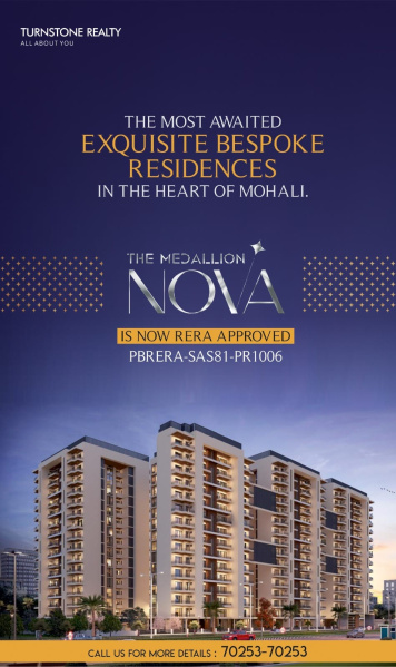 3 BHK Apartment 1990 Sq.ft. for Sale in Sector 66 Mohali