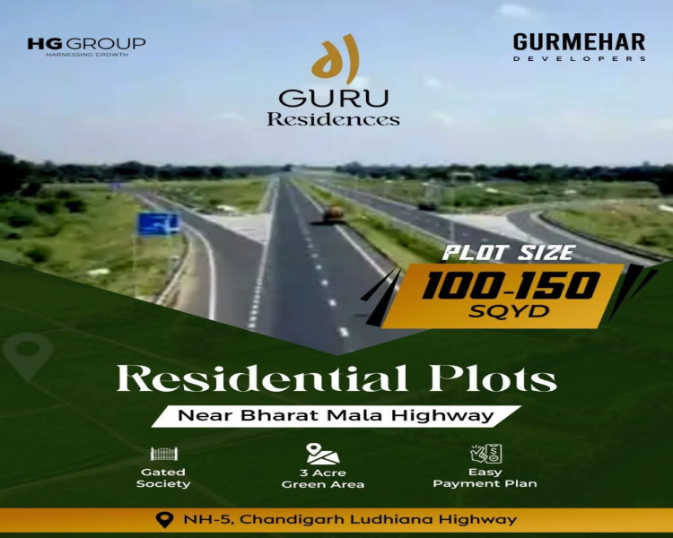  100 Sq. Yards Residential Plot for Sale in Kurali, Mohali