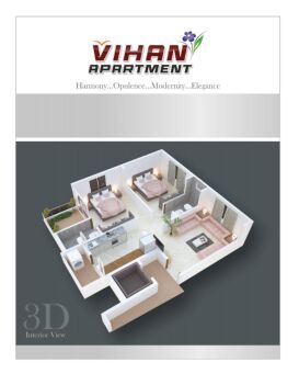 2 BHK Apartment 700 Sq.ft. for Sale in Indraprastha Nagar, Nagpur