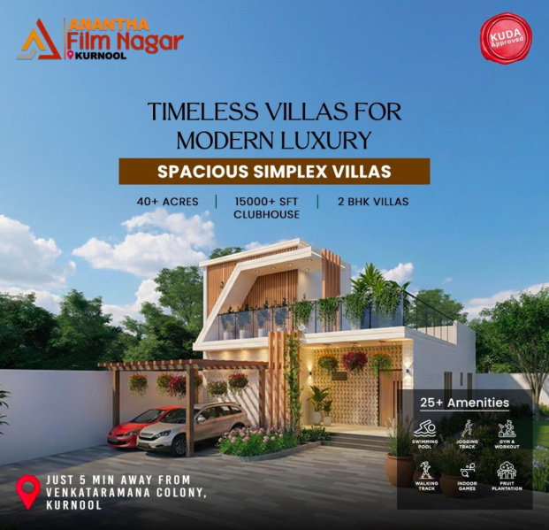 3 BHK 1500 Sq.ft. Villa for Sale in Santosh Nagar, Kurnool