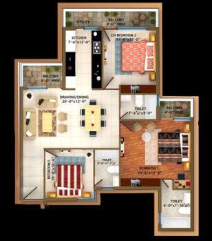 3 BHK Flat for Sale in Sector 123 Mohali